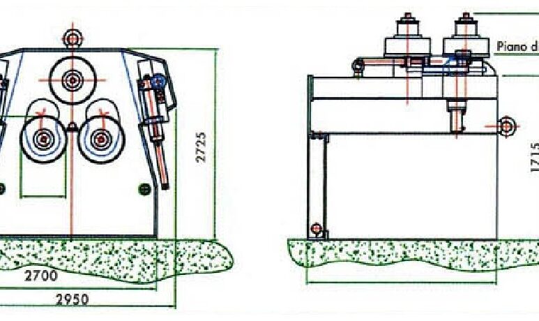 Profile roll  shaft 200