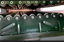 Flattening machine for plates