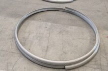 Limpet Coil forming and rolling machine  half-pipe round forming