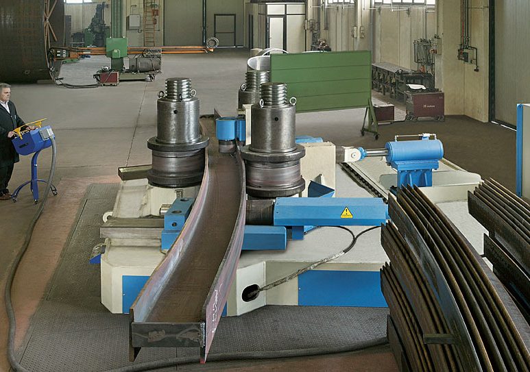 Section bending machine